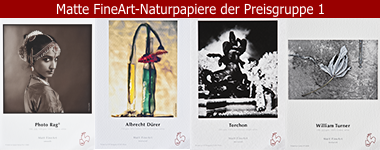 FineArt Papiere Preisgruppe 1